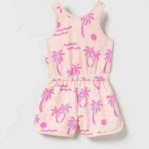 Zara Palm Tree Romper (Little Girls)